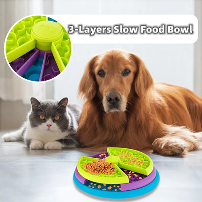 Anti-Schrok Voerbak - Puzzle Feeder voor Honden & Katten
