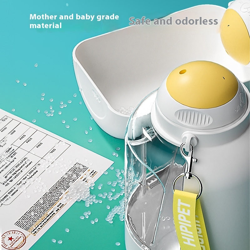 Premium 2-in-1 Dog Water Bottle - Portable with Food Bowl